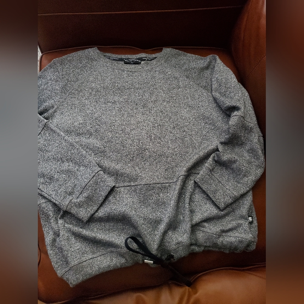 Karl Lagerfeld Grey Silver Crewneck Sweater Size L